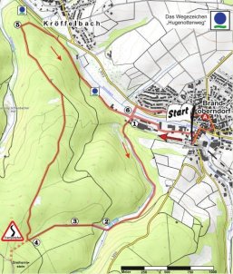 Wanderkarte Brandoberndorf 1