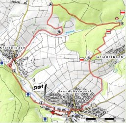 Wanderkarte Brandoberndorf 2