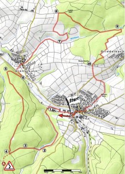 Wanderkarte Brandoberndorf 3