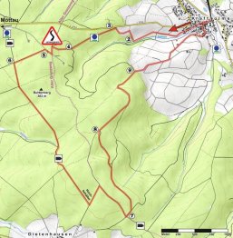 Wanderkarte Kraftsolms 1