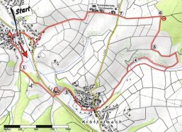 Wanderkarte Kraftsolms 2