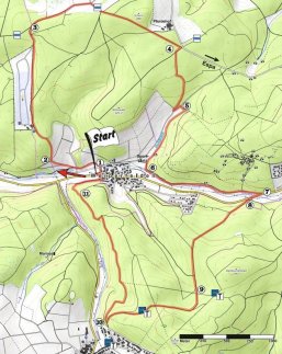 Wanderkarte Weiperfelden 3