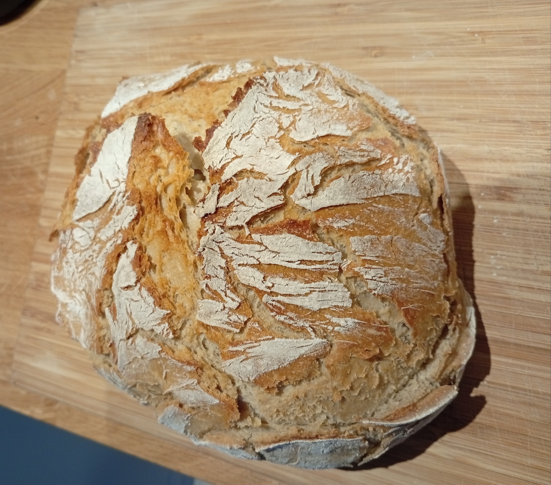 Sauerteigbrot Nahaufnahme von einem selbstgebackenen Sauerteigbrot